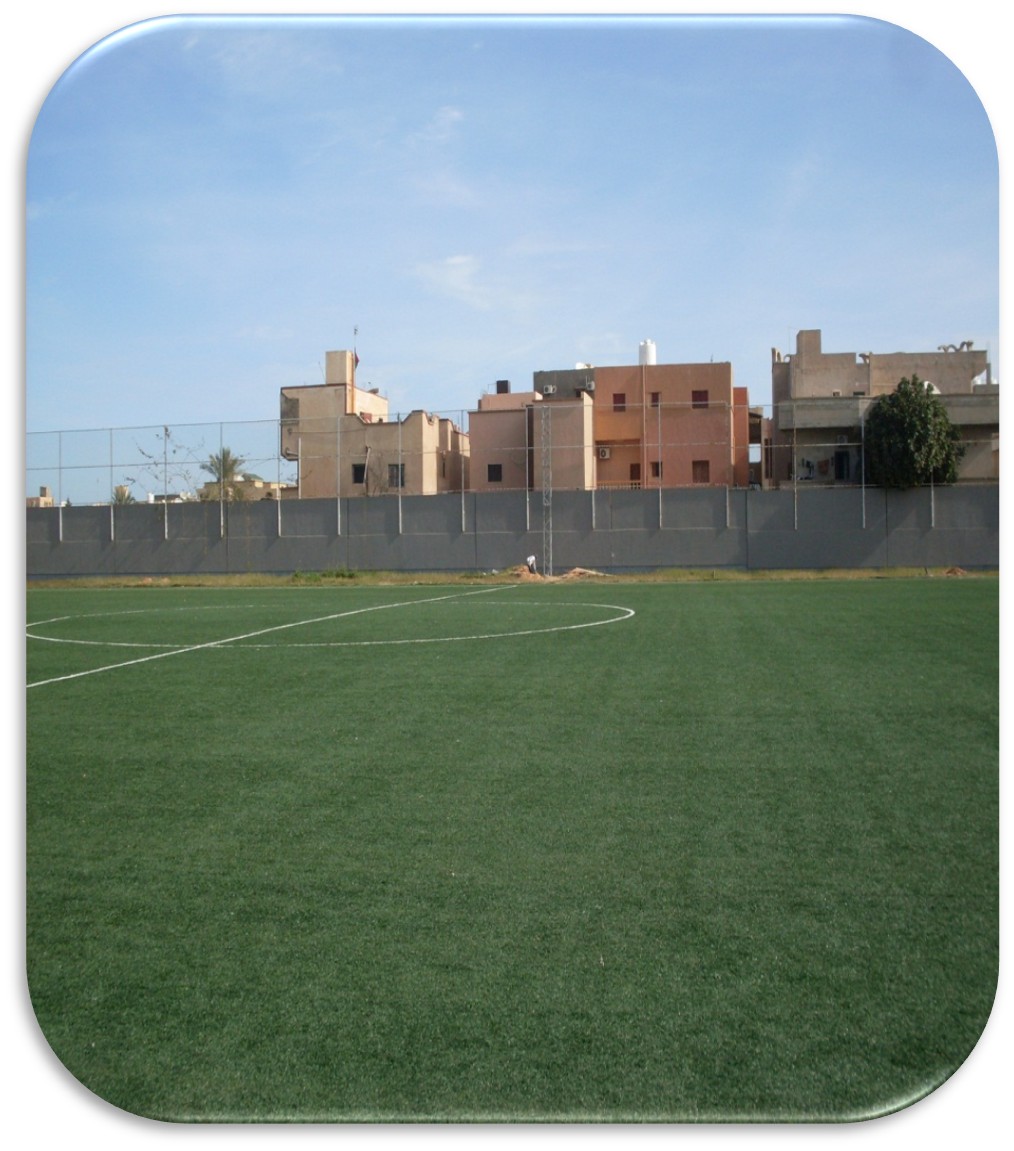 مشروع صيانة ملعب الأكاديمية الرياضية جنزور – 2012